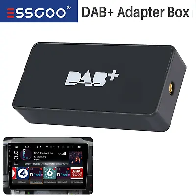 ESSGOO DAB + Box Antenna Tuner FM Transmission Receiver For Android Car Stereo • £28.59