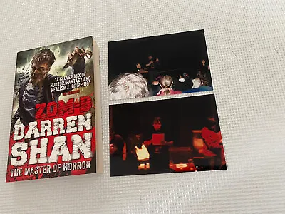 Darren Shan SIGNED Zom-B Paperback & Book Signing Photos • £9.99