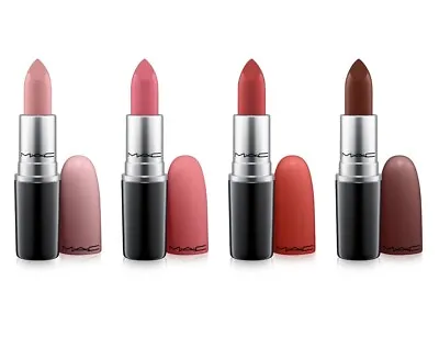 4 MAC Matte Lipstick Set Nude Du Jour  Nouvelle Vogue Russian Red Antique Velvet • $129.95