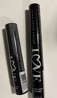 Avon True Color LOVE AT 1ST LASH Mascara Mini And Full Size Blackest Black • $15