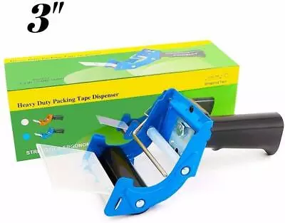 Packing Tape Gun Dispenser Lightweight Adjustable Packaging Tape Gun Up To 3'' • $10.99