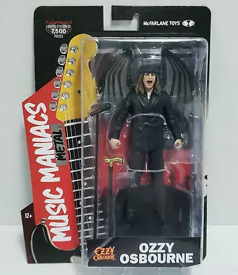 OZZY OSBOURNE - McFarlane Toys - Music Maniacs Metal 6  Action Figure IN STOCK • $44.95