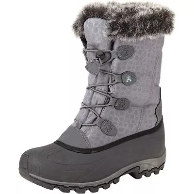 KAMIK MOMENTUM-3 Snow Seam-Sealed Waterproof Plush Faux-Fur Collar Boots • $59.95