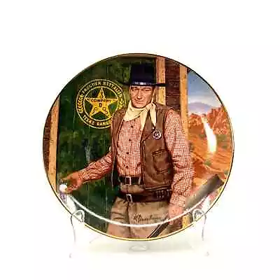 John Wayne | Long Arm Of The Law | Franklin Mint Collectors Plates Series | 8 In • $28