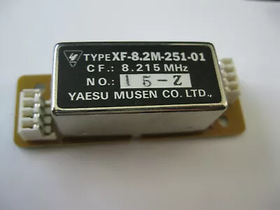 Yaesu XF-8.2M-251-01  (8.215mhz Center)  250hz CW Plug In Filter Excellent Shape • $50