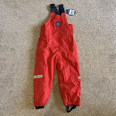 £24 • Buy Jojo Maman Bebe Waterproof Fleece Lined Dungarees Size 3-4 Brand New!! SuperCozy