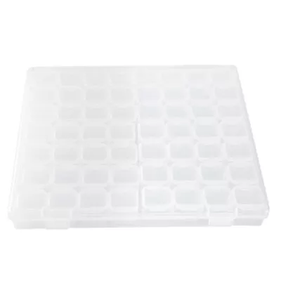 56 Slots Plastic Nail Art Accessory Decorations Jewelry Rhinestone Storage O REL • £9.91