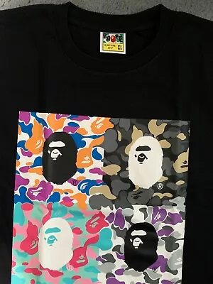 A Bathing Ape BAPE  Camo   T-Shirt Sz XL  LTD ED Black • $89