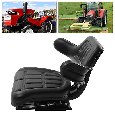 $129 • Buy Black Tractor Suspension Seat For Ford 2000, 2600, 2610 3000 4000 3600 4600 3910