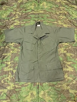 Vietnam War  Fatigue Jacket Short Sleeve Poplin R/S  Airforce  Small Regular • $130
