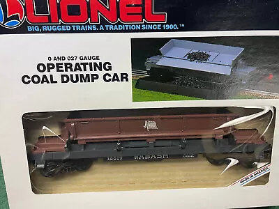 Lionel 6-16619 O Gauge Wabash Coal Dump Car LN/Box • $40