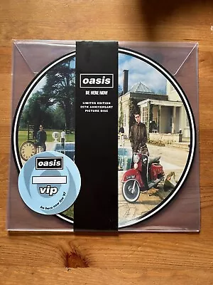 Oasis Be Here Now 25th Anniversary Limited Edition Picture Discs. Brand New • £45