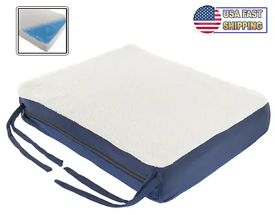 Premium Gel Memory Foam Seat Cushion Pad For Chair Car Wheelchair & More - TV • $35.85