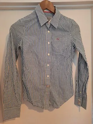 Ladies JACK WILLS SHIRT Blouse Stripe UK 8  100% Cotton • £5