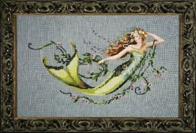 Mirabilia Cross Stitch Pattern - MD77  Emerald Mermaid By Nora Corbett • $21.95