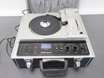 VANROCK E-101 Vinyl LP Record Cutting Machine Tested With Case • $2375