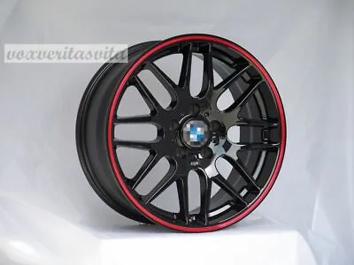 18  Wheels Rims Csl Style Black M3 Mesh Fits Bmw E46 E90 E92 E93 F30 F32 F33 • $679.88