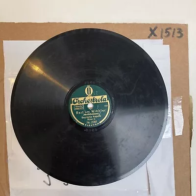 GERMAN Traditional VILLAGE FOLK 8  ~ 78 RPM SHELLAC ~ HEAR ~  X1513 • $15