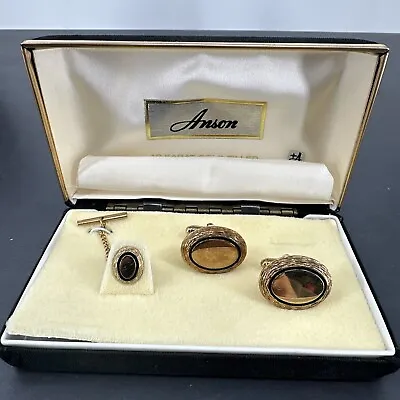 Vintage Anson Cuff Links In The Original Box 12k Gold Filled • $20