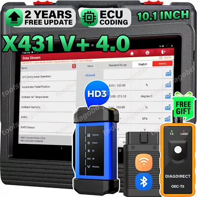 LAUNCH X431 V + PRO PRO3S + HDIII HD3 Heavy Duty Truck Diagnostic Scanner Tool • $1448