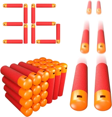 $18.38 • Buy Mega Darts Refill Pack Compatible For Nerf Mega Series, Red 36Pcs