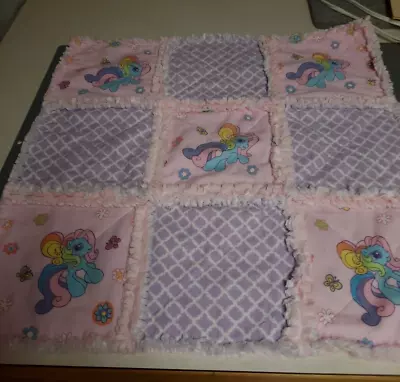 Baby Lovey Security Blanket Rag Homemade My Little Pony • $16.99