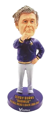 Jerry Burns  Burnsie  Minnesota Vikings Bobblehead 4th Coach (Ltd. Ed. Of 360) • $44.99