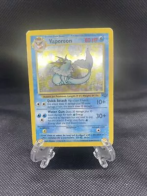 Pokémon TCG Vaporeon Jungle 12/64 Holo Unlimited Holo Rare • $9.99