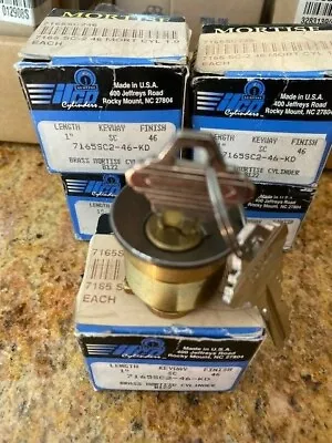 5 ILCO 1  BRASS Mortise Cylinders 7165SC2-46-KD H  • $50