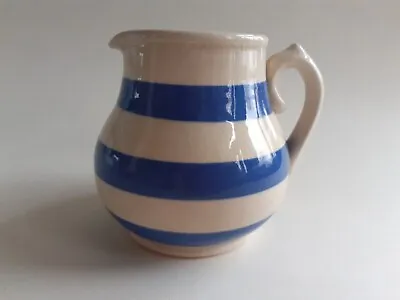 1940s 1950s Vintage Sadler Small Cream Milk Jug Blue & White Cornish Striped (A) • £12