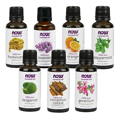 $9.89 • Buy NOW Foods Essential Oil Varieties, Support For Health Beauty & Mood, 1 Oz. Each