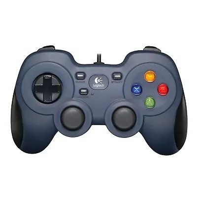 Logitech F310 Wired Gamepad Controller Console Like Layout 4 Switch D-Pad PC • £34.99