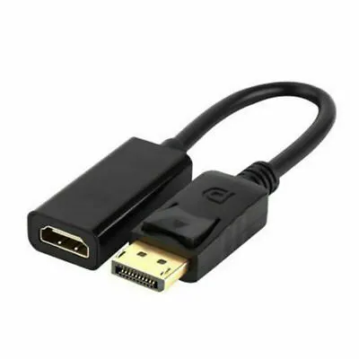 Display Port To HDMI Male Female Adapter Converter Cable Display Port DP To HDMI • $3.23