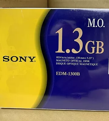 NEW Sony EDM-1300B 1.3GB 5.25 MO OPTICAL DISK • $25