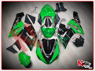 $1223.90 • Buy Set Fairing ABS Complete Painted Kawasaki Ninja ZX6R 05/06 Replica Monster
