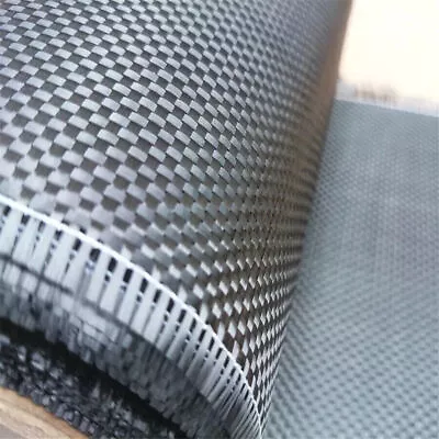 Black Car Molding Trim Carbon Fiber Fabric Cloth 12 ×60  3K 2x2 Twill Weave DIY • $28.82