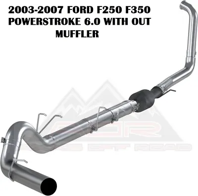 Mbrp 4  Exhaust 03-07 Ford Powerstroke 6.0l Diesel F250 W/o Muffler • $454.99
