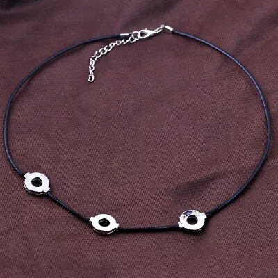 Hot Anime Naruto Akatsuki Itachi Uchiha Necklace Cosplay 3Loops Rings Pendant • $8.79