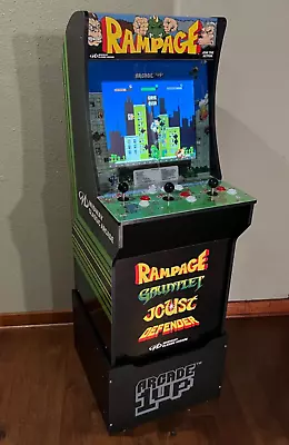 Arcade1up RAMPAGE Arcade Game Machine WITH RISER - 4 Games In 1 - Model 6657 • $279