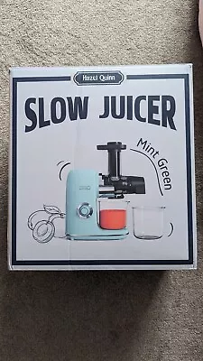 Hazel Quinn Masticating Juicer Slow Cold Press Juicer Machines For Fruit. NEW • £110