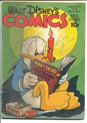 Walt Disney's Comics & Stories #59 1945-Dell-Donald Duck-Carl Barks-Mickey Mo... • $63.75