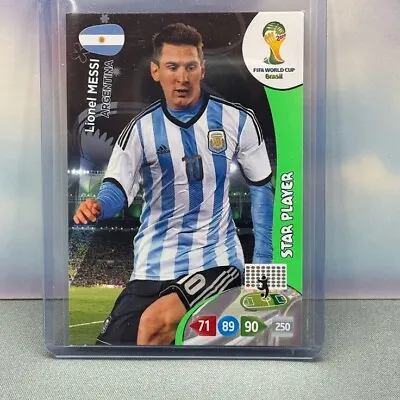 2014 Panini XL Adrenalyn FIFA World Cup Lionel Messi Argentina • $10