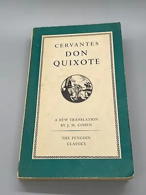 Vintage Penguin Classics Paperback Don Quixote By Cervantes 1950 L10 • $5