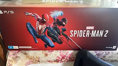 Marvel's Spider-Man 2 PS5 Collectors Edition Statue And Steelbook Case • $350