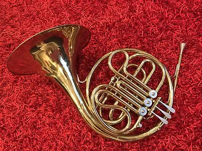 $399.99 • Buy CG CONN LTD French Horn W/ Holton MC Mouthpiece Estate Find Solid Brass Vintage