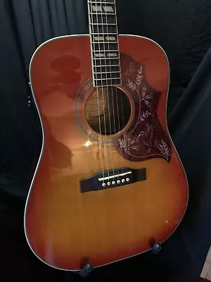 Epiphone Hummingbird Pro Acoustic Electric Guitar Faded Cherry Sunburst • $229