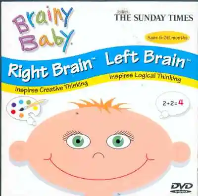 £2.50 • Buy Brainy Baby Dvd: Inspires Creative & Logical Thinking / Left & Right Brain