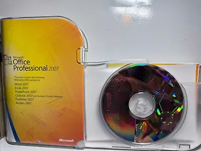 Microsoft Office 2007 Professional Full English Retail Version MS Pro RETAIL KEY • $49