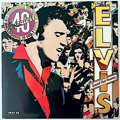 £21.95 • Buy Elvis Presley - Elvis's 40 Greatest - 1978 Uk Release - 2 X Vinyl, Lp,  Pink