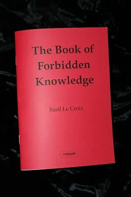 £47 • Buy THE BOOK OF FORBIDDEN KNOWLEDGE Finbarr Occult  Black Magic Book Grimoire